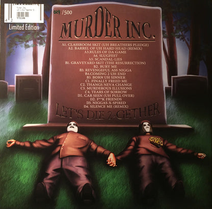 Murder Inc. (8) : Let's Die 2-Gether (2xLP, Album, Ltd, Num, RE, Gre)