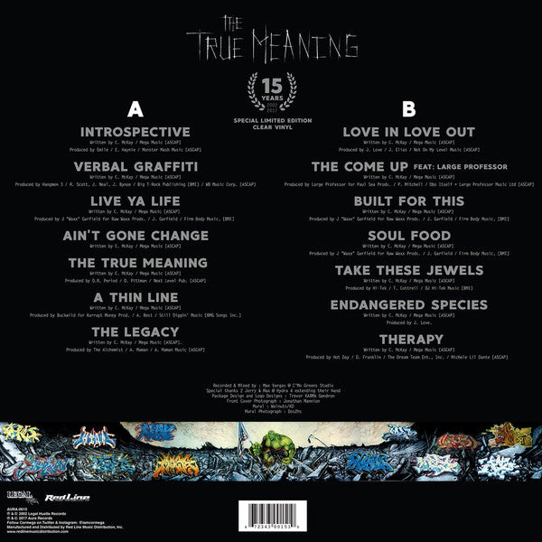 Cormega : The True Meaning (LP, Album, Ltd, S/Edition, Cle)