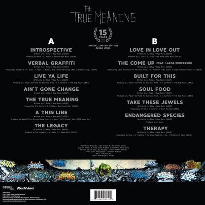 Cormega : The True Meaning (LP, Album, Ltd, S/Edition, Cle)