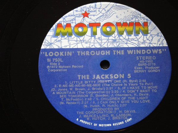 The Jackson 5 : Lookin' Through The Windows (LP, Album, Ind)