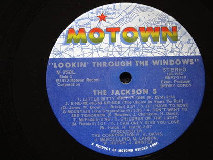 The Jackson 5 : Lookin' Through The Windows (LP, Album, Ind)