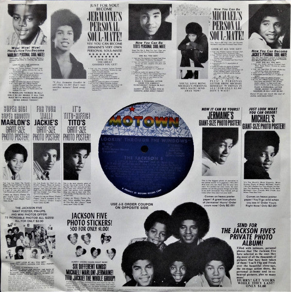 The Jackson 5 : Lookin' Through The Windows (LP, Album, Ind)