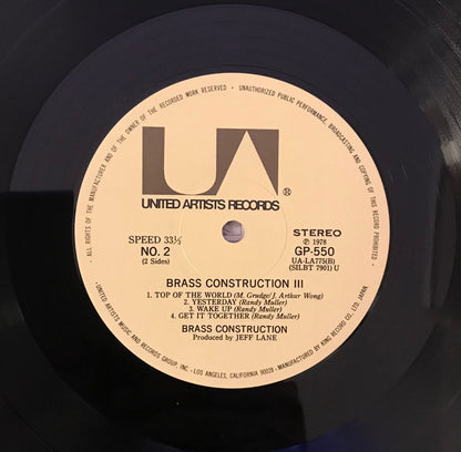 Brass Construction : Brass Construction III (LP, Album)