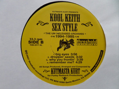 Kut Masta Kurt Presents Kool Keith : Sex Style (The Un-Released Archives) (2xLP, Ltd, Num)