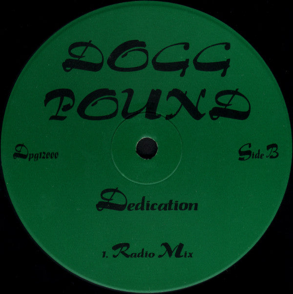 Tha Dogg Pound : Dedication (12")