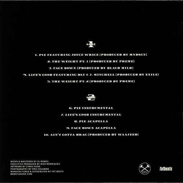 M.E.D. (2) & Guilty Simpson : Loyalty (12", EP)