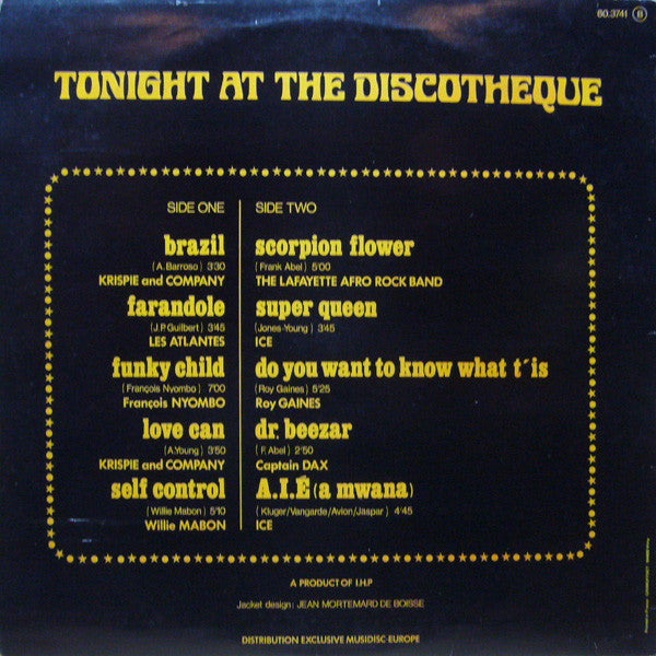 Various : Tonight At The Discotheque (LP, Comp)