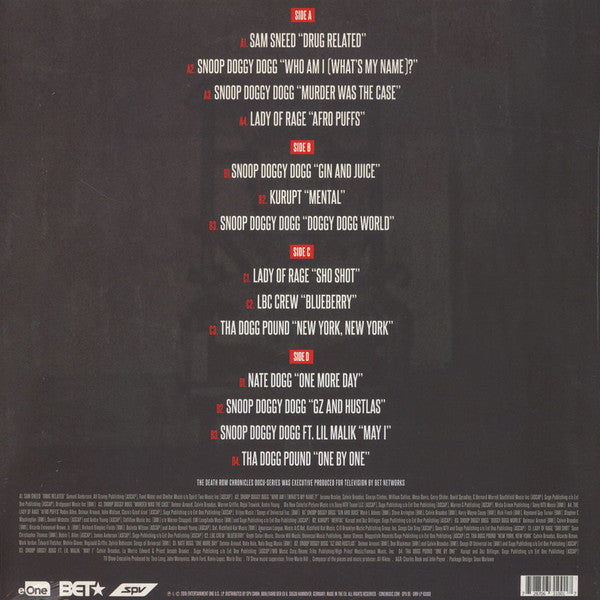 Various : Death Row Chronicles (Original Soundtrack) (2x12", Album, Cle)
