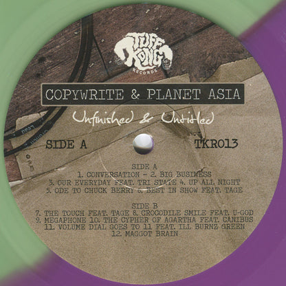 Copywrite & Planet Asia : Unfinished & Untitled (LP, Album, Ltd, Num, Pur)