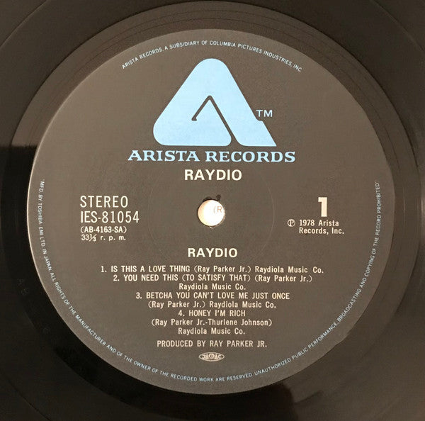 Raydio : Raydio (LP, Album)