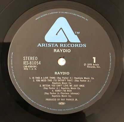 Raydio : Raydio (LP, Album)