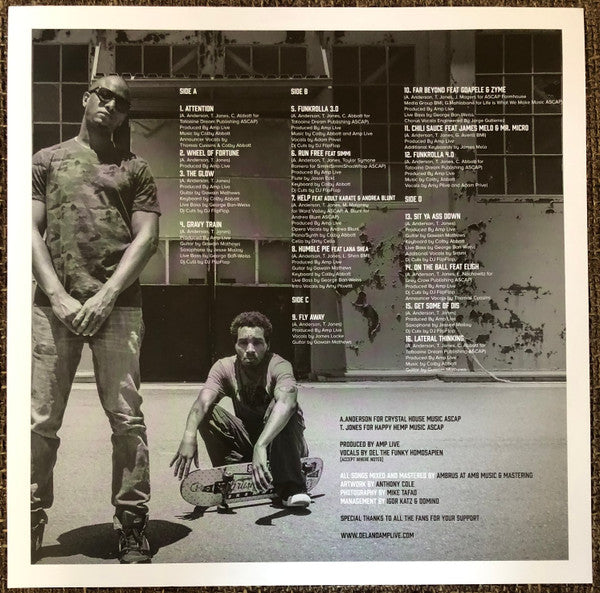 Del* + AMP Live : Gate 13 (2xLP, Album)