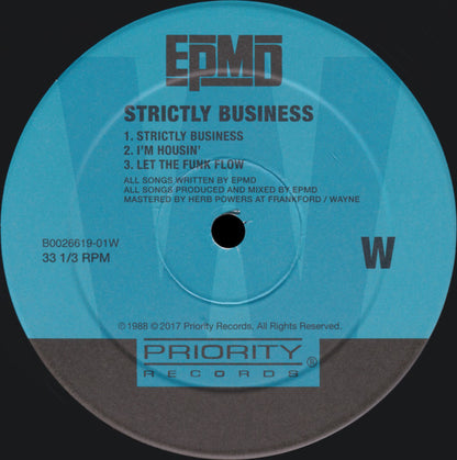 EPMD : Strictly Business (2xLP, Album, RE)