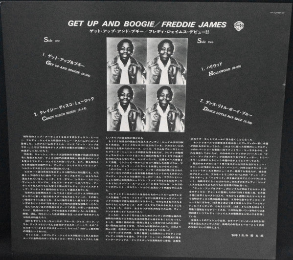Freddie James : Get Up And Boogie (LP, Album)