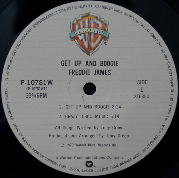 Freddie James : Get Up And Boogie (LP, Album)