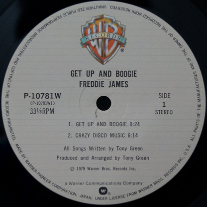 Freddie James : Get Up And Boogie (LP, Album)
