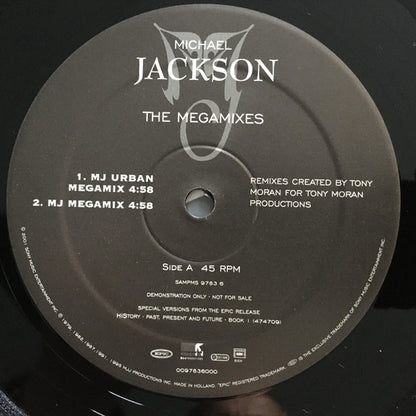 Michael Jackson : The Megamixes (12", Promo)