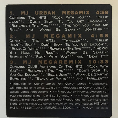 Michael Jackson : The Megamixes (12", Promo)