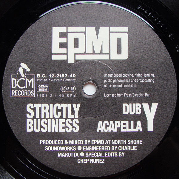 EPMD : Strictly Business (12")
