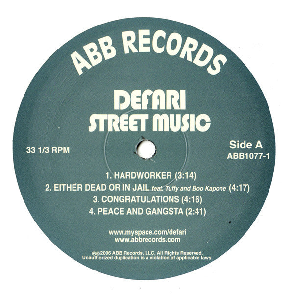Defari : Street Music (2xLP, Album)