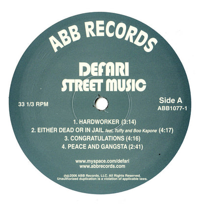Defari : Street Music (2xLP, Album)
