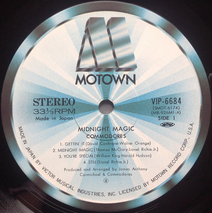 Commodores = Commodores : Midnight Magic = ミッドナイト・マジック (LP, Album)
