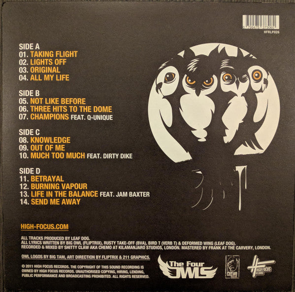 The Four Owls : Nature's Greatest Mystery (2xLP, Ltd, RP, Yel)