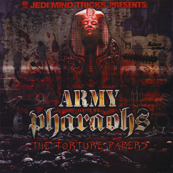 Jedi Mind Tricks Presents: Army Of The Pharaohs : The Torture Papers (2xLP, Album, RE, RM, Red)