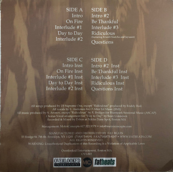 Ed O.G : Wishful Thinking (2xLP, Album)