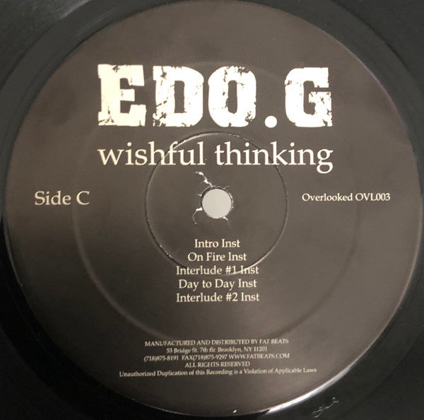 Ed O.G : Wishful Thinking (2xLP, Album)