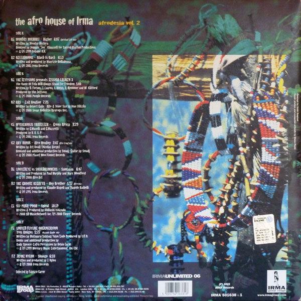 Various : The Afro House Of Irma - Afrodesia Vol. 2 (3xLP, Comp)