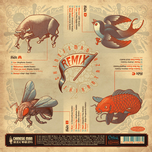 Chinese Man : Shikantaza Remix (2xLP, Album)