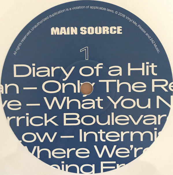 Main Source : Fuck What You Think (LP, Album, Club, Num, RE, Whi)