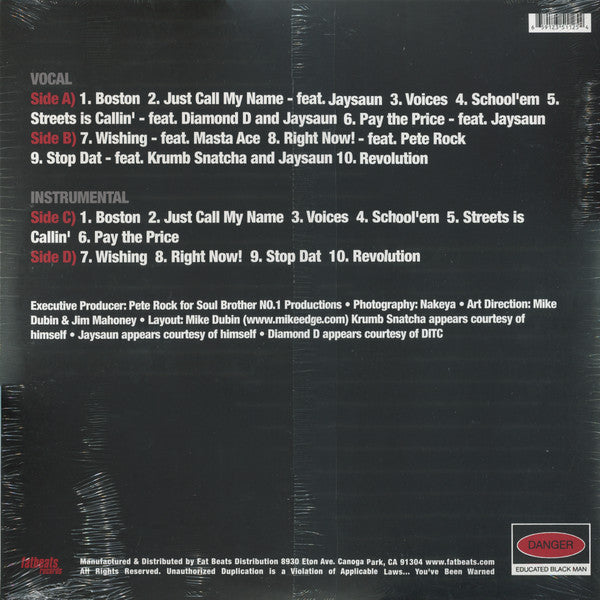 Ed O.G Featuring Pete Rock : My Own Worst Enemy (2xLP, Dlx, Ltd, RE, Gat)
