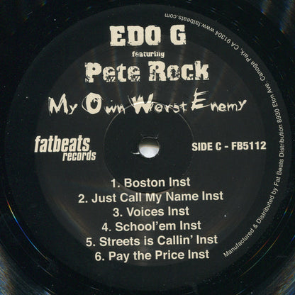 Ed O.G Featuring Pete Rock : My Own Worst Enemy (2xLP, Dlx, Ltd, RE, Gat)
