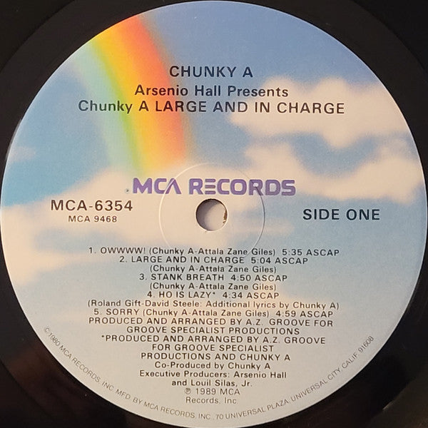 Chunky A : Large And In Charge  (LP, Col)