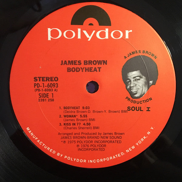 James Brown : Bodyheat (LP, Album, Pit)