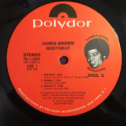 James Brown : Bodyheat (LP, Album, Pit)