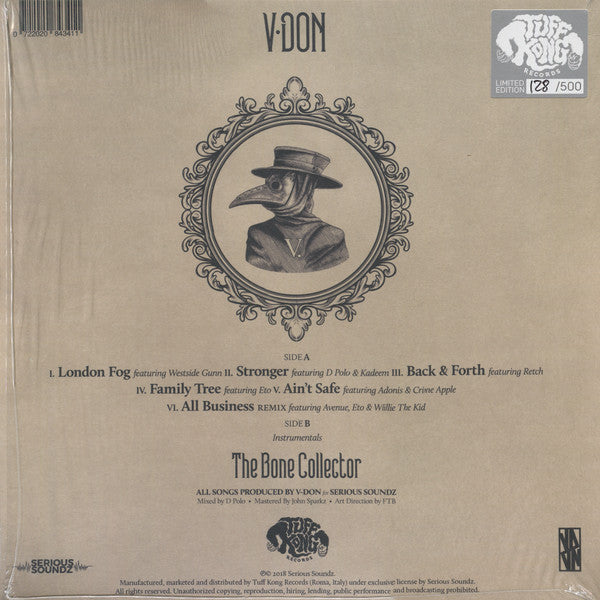 V Don : The Bone Collector (LP, Ltd, Num, Bon)