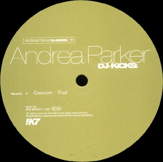 Andrea Parker : DJ-Kicks: (3x12", Comp)