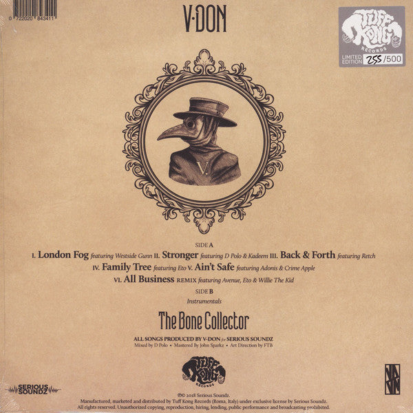 V Don : The Bone Collector (LP, Ltd, Num)