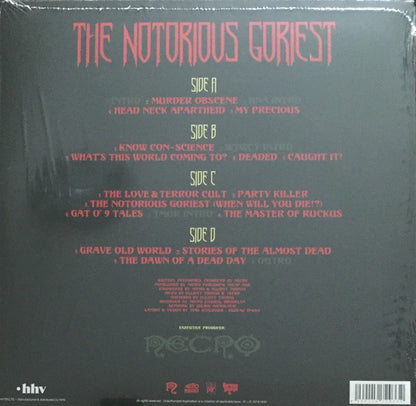 Necro : The Notorious Goriest (2xLP, Album, Ltd, Ora)