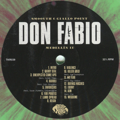 Smoovth & Giallo Point : Don Fabio: Medellin II (LP, Album, Ltd, Gre)