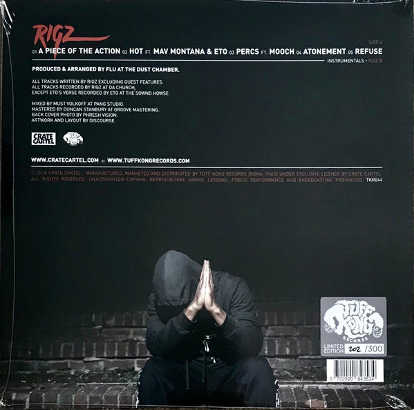 Rigz (2) Produced By Fluent Form : A Piece Of The Action  (12", EP, Ltd, Num)