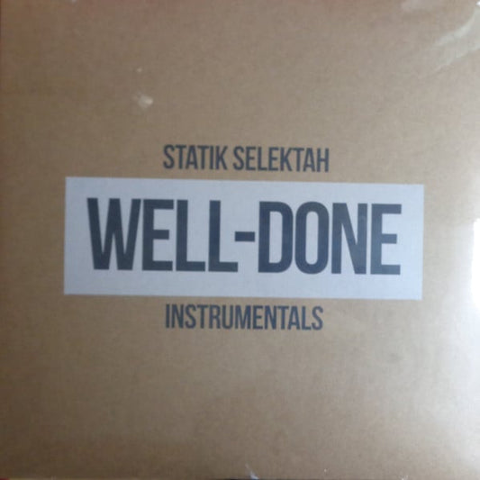 Statik Selektah : Well-Done Instrumentals (2xLP, Album, Cle)