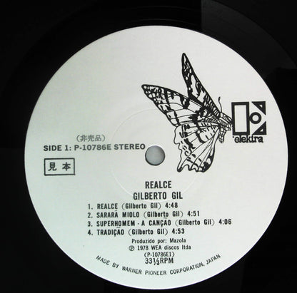 Gilberto Gil : Realce (LP, Album, Promo, Gat)