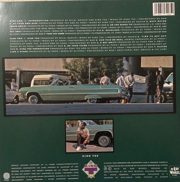 King Tee : At Your Own Risk (LP, Album, Ltd, RE, Gre)