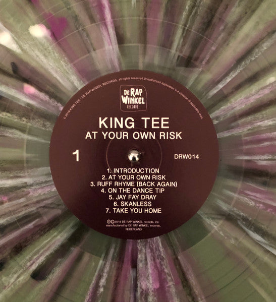 King Tee : At Your Own Risk (LP, Album, Ltd, RE, Gre)