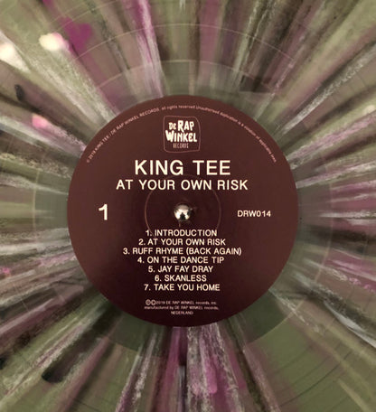 King Tee : At Your Own Risk (LP, Album, Ltd, RE, Gre)