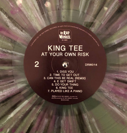 King Tee : At Your Own Risk (LP, Album, Ltd, RE, Gre)
